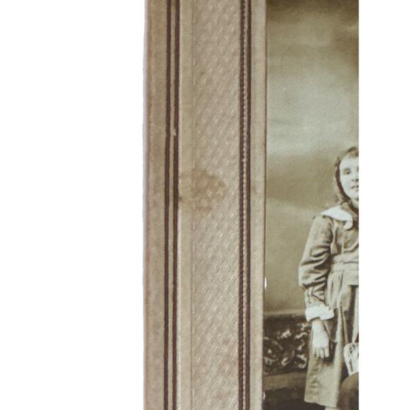 Antique Photograph Ephemera Framed Sepia Tone Family JF Fasnacht Harrisburg PA - Picture 5 of 7